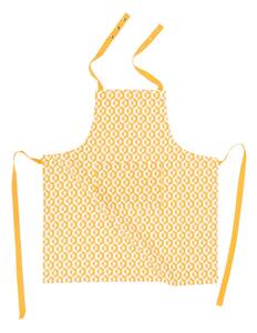 Žuta pamučna pregača Tiseco Home Studio Hexagon