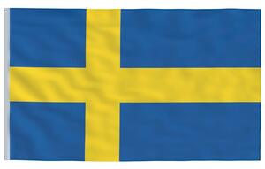VidaXL Švedska zastava 90 x 150 cm