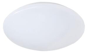 Bijela LED stropna svjetiljka Trio Putz II, promjer 27 cm