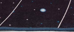 Dječji tamnoplavi tepih Galaxy, 140 x 190 cm