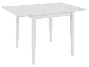 VidaXL Produživi blagovaonski stol bijeli (80 - 120) x 80 x 74 cm MDF