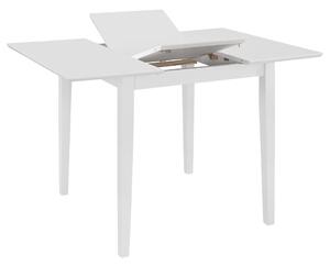 VidaXL Produživi blagovaonski stol bijeli (80 - 120) x 80 x 74 cm MDF