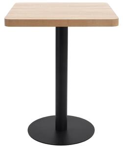 VidaXL Bistro stol svjetlosmeđi 60 x 60 cm MDF