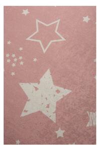 Dječji tepih Pink Stars, 100 x 160 cm