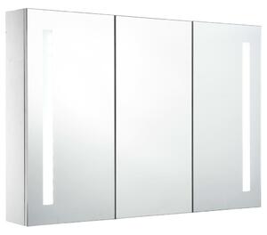 VidaXL LED kupaonski ormarić s ogledalom 89 x 14 x 62 cm