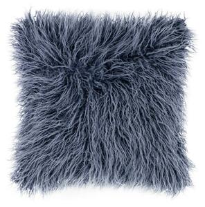 Plavi čupavi jastuk Tiseco Home Studio Mohair, 45 x 45 cm