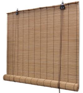 VidaXL Rolete za zatamnjivanje od bambusa 80x220 cm smeđe