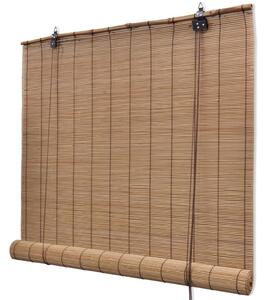 VidaXL Rolo zavjesa od bambusa smeđa boja 100 x 160 cm