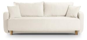 Krem sklopiva/s prostorom za odlaganje sofa 231 cm Elen – Micadoni