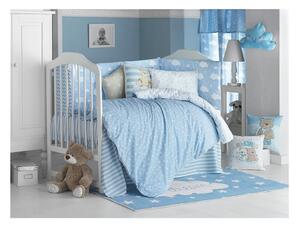 Plavi pamučni dječji jastuk Mike & Co. NEW YORK Pillow Toy Arro, 21 x 40 cm