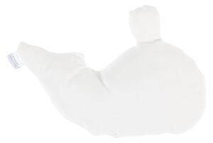 Sivi pamučni dječji jastuk Mike & Co. NEW YORK Pillow Toy Whale, 35 x 24 cm
