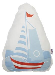 Pamučni dječji jastuk Mike & Co. NEW YORK Pillow Toy Boat, 30 x 37 cm
