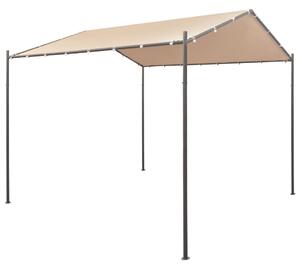 VidaXL Sjenica/paviljon/šator/nadstrešnica 3 x 3 m čelični bež