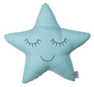 Tirkizni pamučni dječji jastuk Mike & Co. NEW YORK Pillow Toy Star, 35 x 35 cm