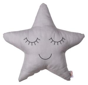 Sivi pamučni dječji jastuk Mike & Co. NEW YORK Pillow Toy Star, 35 x 35 cm