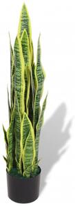 VidaXL Umjetna biljka sanseverija s posudom 90 cm zelena