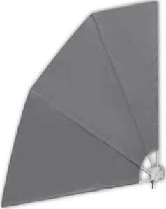VidaXL Sklopiva bočna tenda siva 210 x 210 cm
