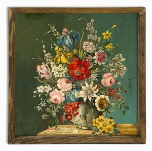 Zidna slika Vintage Flowers, 50 x 50 cm
