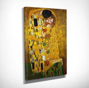Zidna reprodukcija na platnu Gustav Klimt The Kiss, 30 x 40 cm