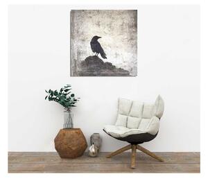 Zidna slika na platnu Black Bird, 45 x 45 cm