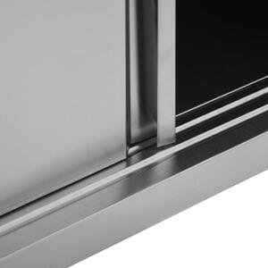 Kuhinjski zidni ormarić s kliznim vratima 150x40x50 cm čelični