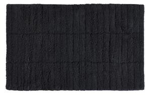 Crni pamučni tepih za kupaonicu Zone Tiles, 50 x 80 cm