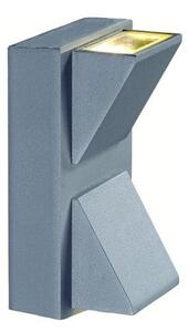 Siva zidna svjetiljka Markslöjd Carina, 14 x 8 cm