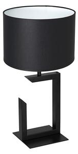 Stolna lampa 1xE27/60W/230V 45 cm crna/bijela