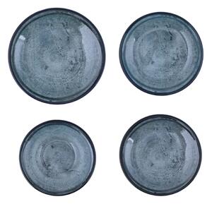 24-dijelni set porculanskih tanjura u plavoj boji Kutahya Mulio