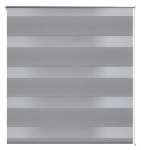 VidaXL Rolo sive zavjese sa zebrastim linijama 40 x 100 cm
