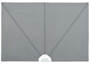 VidaXL Sklopiva bočna tenda siva 300 x 200 cm