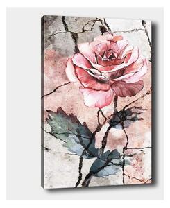 Zidna slika na platnu Tablo Center Rose, 40 x 60 cm