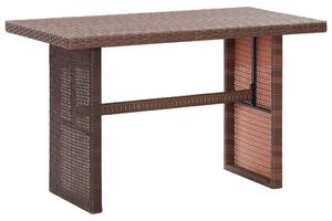 VidaXL Vrtni stol smeđi 110 x 60 x 67 cm od poliratana