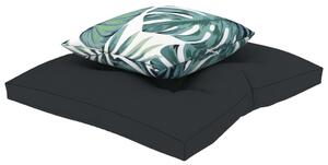 VidaXL Podni paletni jastuci od tkanine 2 kom antracit