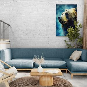 Slika plavo-zlatni medvjed