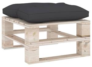VidaXL Paletni podni jastuk 60 x 61 x 10 cm antracit