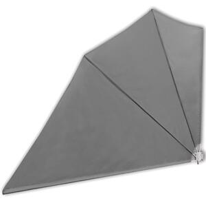 VidaXL Sklopiva bočna tenda siva 160 x 240 cm