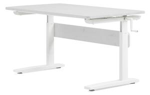 Bijeli radni stol s podesivom visinom Flexa