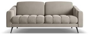Bež baršunasti sofa 202 cm Nalu – Makamii