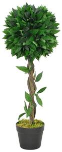 VidaXL Umjetno stablo lovora s posudom zeleno 70 cm