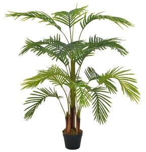 VidaXL Umjetna palma s posudom zelena 120 cm