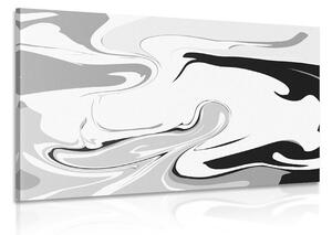 Slika apstraktni uzorak materijala u crno-bijelom dizajnu