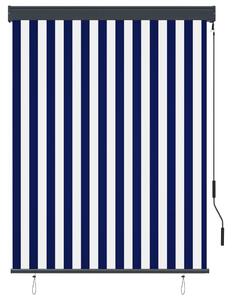 VidaXL Vanjska roleta 120 x 250 cm plavo-bijela
