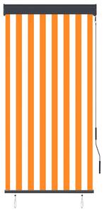 VidaXL Vanjska roleta 80 x 250 cm bijelo-narančasta