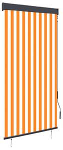 VidaXL Vanjska roleta 100 x 250 cm bijelo-narančasta