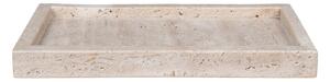 Kameni ukrasni pladanj 15x30,5 cm Travertine – House Nordic