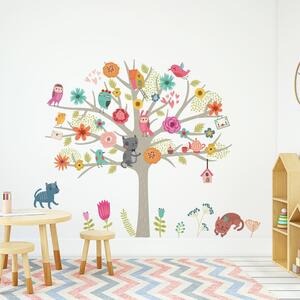 Set dječjih zidnih samoljepljivih naljepnica Ambiance Scandinavian Tree