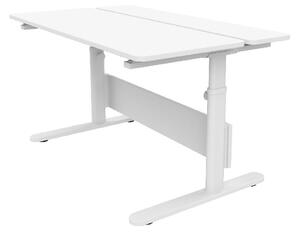 Bijeli radni stol s podesivom visinom Flexa Evo Split