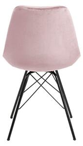Crna/ružičasta blagovaonska stolica Eris – Actona