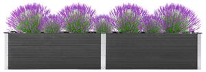 VidaXL Vrtna posuda za sadnju 300 x 50 x 54 cm WPC siva